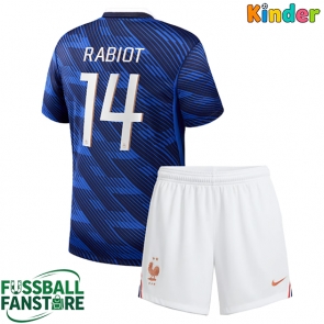 Frankreich Adrien Rabiot #14 Replik Heimtrikot Kinder WM 2026 Kurzarm (+ Kurze Hosen)